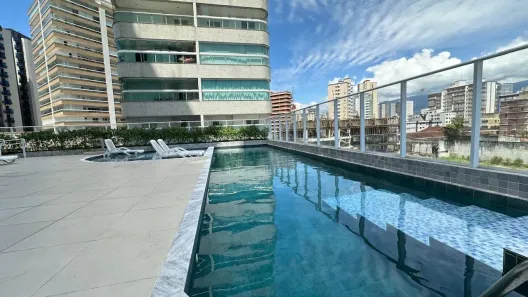 Apartamento com 1 Quarto para alugar, 53m² no Caiçara, Praia Grande