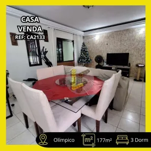 Casa com 3 Quartos à venda, 177m² no Olímpico, São Caetano do Sul