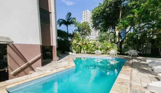 Apartamento com 1 Quarto para alugar, 40m² no Indianópolis, São Paulo