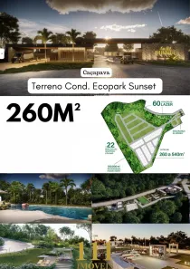 Lote/Terreno à venda, 260m² no Condomínio Residencial Ecopark Bourbon, Caçapava