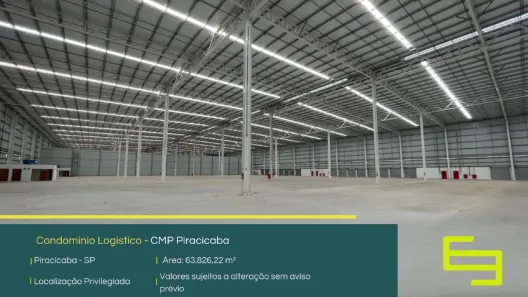 Galpão/Depósito/Armazém para alugar, 63826m² no Conceição, Piracicaba