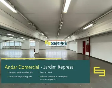 Sala Comercial para alugar, 615m² no Vila Poupança, Santana de Parnaíba