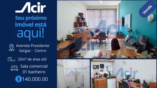 Sala Comercial à venda, 24m² no Centro, Rio de Janeiro