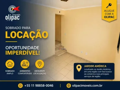 Sobrado com 2 Quartos para alugar, 90m² no Jardim América, Guarulhos