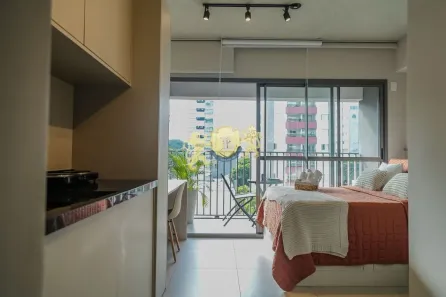 Flat com 1 Quarto para alugar, 21m² no Vila Clementino, São Paulo