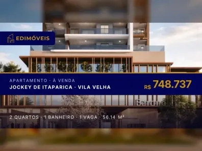 Apartamento com 2 Quartos à venda, 56m² no Jockey de Itaparica, Vila Velha