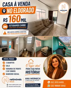 Casa com 3 Quartos à venda, 90m² no Eldorado, Juiz de Fora
