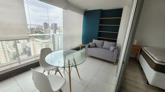 Apartamento com 1 Quarto para alugar, 37m² no Brooklin Paulista, São Paulo
