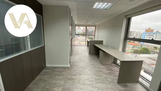 Sala Comercial para alugar, 80m² no Vila Guiomar, Santo André