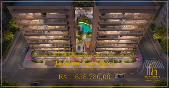 Apartamento com 3 Quartos à venda, 103m² no Jardim Camburi, Vitória