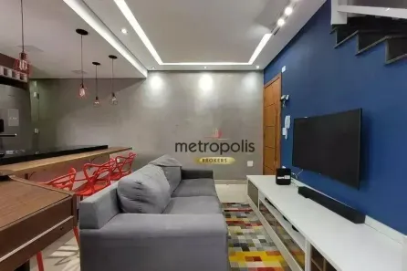 Cobertura com 3 Quartos à venda, 160m² no Vila Valparaíso, Santo André