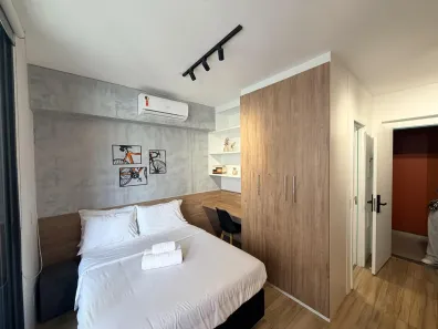 Apartamento com 1 Quarto para alugar, 26m² no Consolação, São Paulo