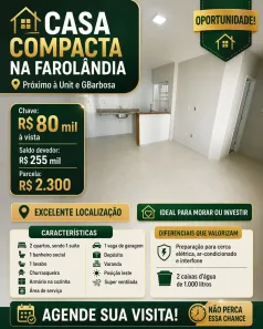 Sobrado com 2 Quartos à venda, 70m² no Farolândia, Aracaju