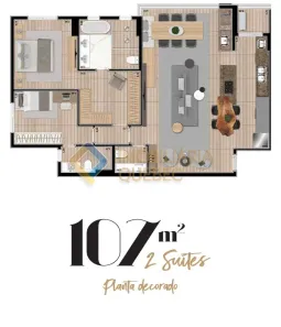 Apartamento com 2 Quartos à venda, 107m² no Condomínio Itamaraty, Ribeirão Preto
