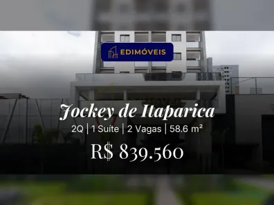 Apartamento com 2 Quartos à venda, 58m² no Jockey de Itaparica, Vila Velha