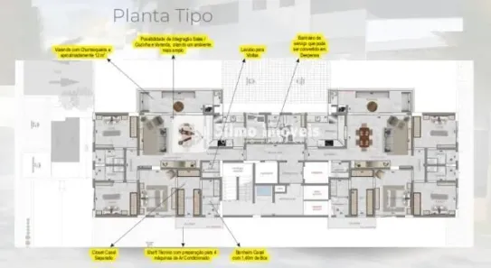 Apartamento com 3 Quartos à venda, 127m² no Patrimônio, Uberlândia