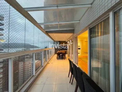 Apartamento com 4 Quartos para alugar, 290m² no Embaré, Santos