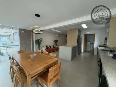 Apartamento com 3 Quartos para alugar, 149m² no Canto do Forte, Praia Grande