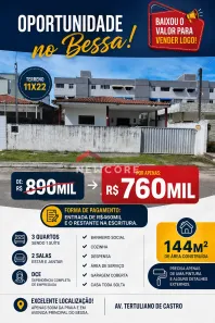 Casa com 4 Quartos à venda, 144m² no Bessa, João Pessoa