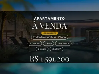 Apartamento com 3 Quartos à venda, 85m² no Jardim Camburi, Vitória