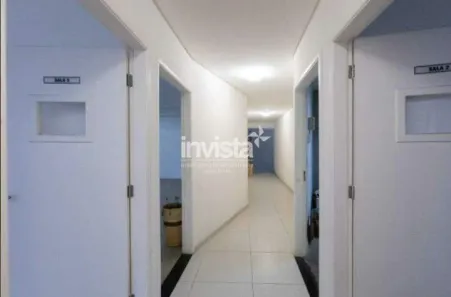 Sala Comercial para alugar, 400m² no Centro, Santos