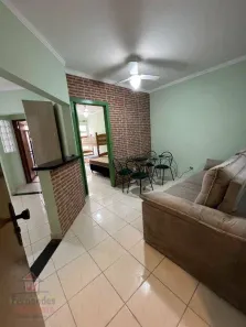Apartamento com 1 Quarto para alugar, 48m² no Canto do Forte, Praia Grande