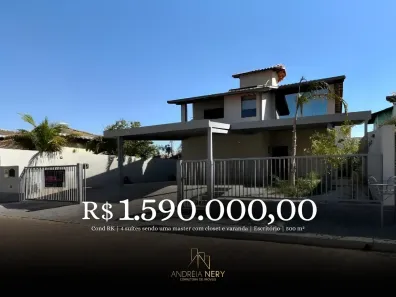 Casa de Condomínio com 4 Quartos para venda ou aluguel, 257m² no Região dos Lagos, Brasília