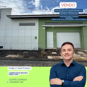 Casa com 3 Quartos à venda, 180m² no Cohafuma, São Luís