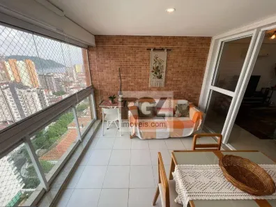 Apartamento com 2 Quartos para alugar, 77m² no Ponta da Praia, Santos