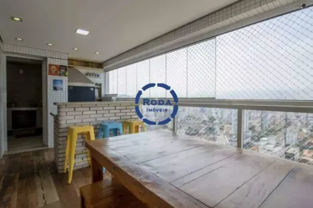 Apartamento com 3 Quartos à venda, 131m² no Embaré, Santos