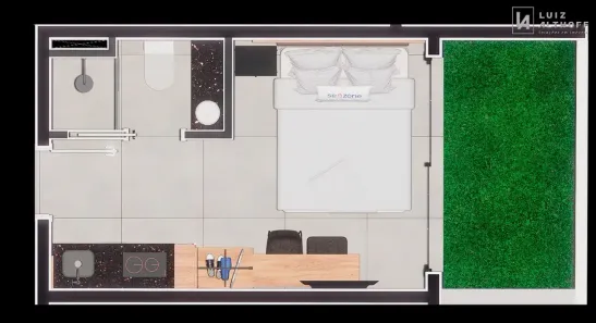 Apartamento com 1 Quarto à venda, 22m² no Campeche, Florianópolis