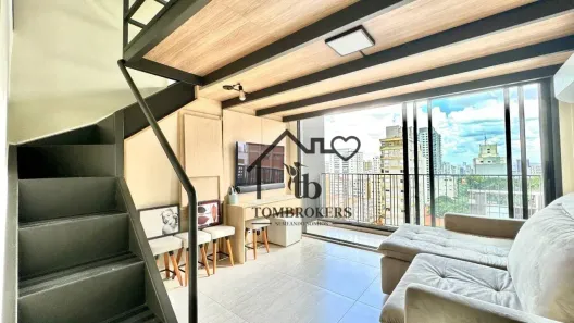 Apartamento com 1 Quarto para alugar, 53m² no Pinheiros, São Paulo