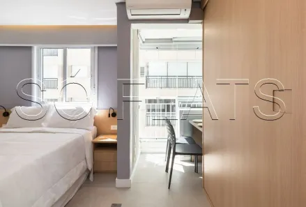 Apartamento com 1 Quarto para alugar, 20m² no Bela Vista, São Paulo