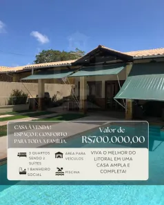 Casa com 3 Quartos à venda, 140m² no Paracuru, Paracuru