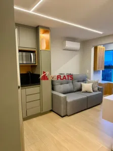 Flat com 1 Quarto para alugar, 45m² no Indianópolis, São Paulo