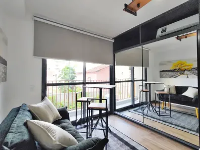 Apartamento com 1 Quarto para alugar, 24m² no Pinheiros, São Paulo