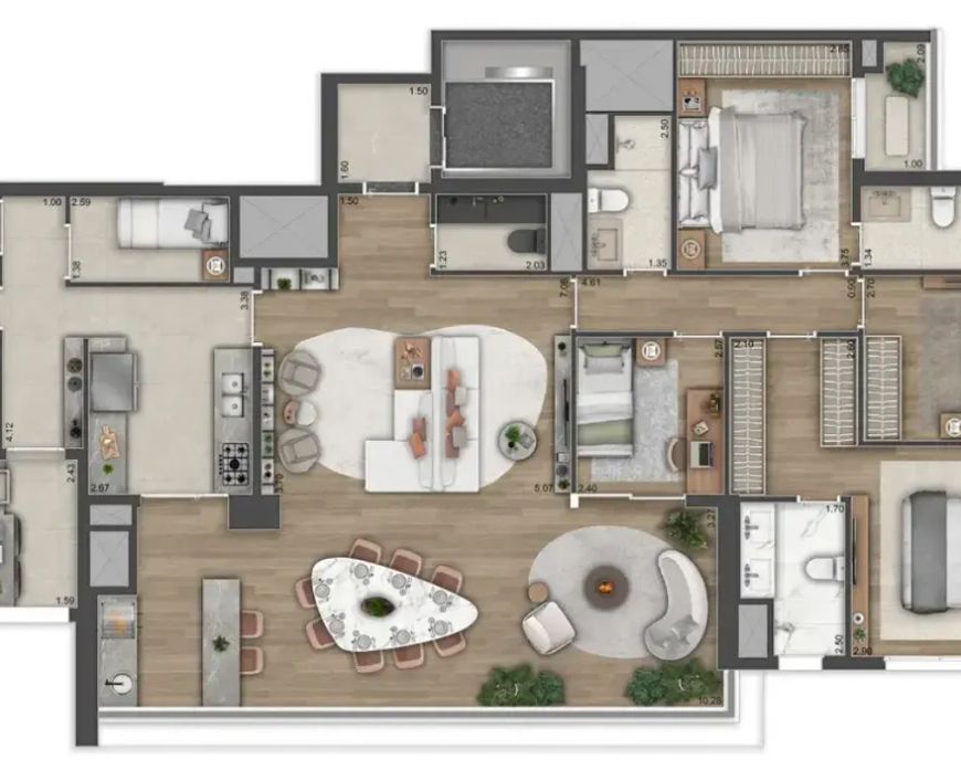 HAUS MITRE EDITION NY - MANHATTAN/BROOKLIN no Cidade Monções, São Paulo
