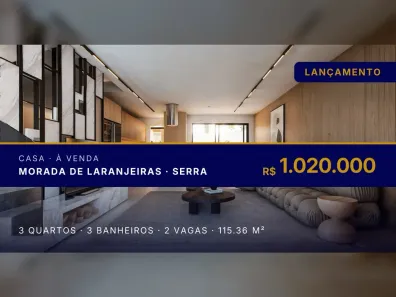 Casa com 3 Quartos à venda, 115m² no Morada de Laranjeiras, Serra