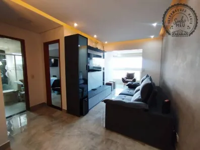 Apartamento com 2 Quartos para alugar, 74m² no Aviação, Praia Grande