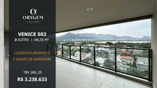 Apartamento com 3 Quartos à venda, 190m² no Barra da Tijuca, Rio de Janeiro