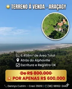 Lote/Terreno à venda, 6458m² no Maioba, Paço do Lumiar