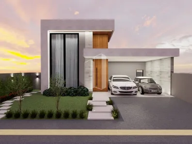 Casa de Condomínio com 3 Quartos à venda, 164m² no Jardins Bolonha, Senador Canedo