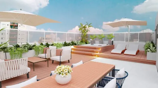 Apartamento com 1 Quarto à venda, 39m² no Aparecida, Santos