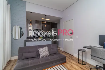 Apartamento com 1 Quarto à venda, 37m² no Indianópolis, São Paulo