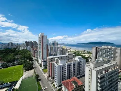 Apartamento com 3 Quartos para venda ou aluguel, 87m² no José Menino, Santos