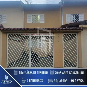 Casa com 2 Quartos à venda, 79m² no Residencial São Bernardo, Poços de Caldas