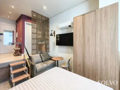 Apartamento com 1 Quarto para alugar, 25m² no Higienópolis, São Paulo