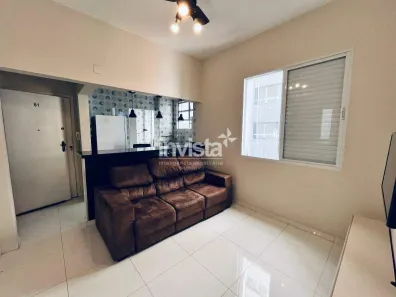 Apartamento com 2 Quartos para alugar, 90m² no Ponta da Praia, Santos