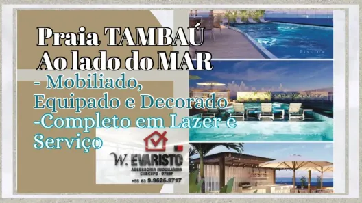 Flat com 1 Quarto à venda, 48m² no Tambaú, João Pessoa