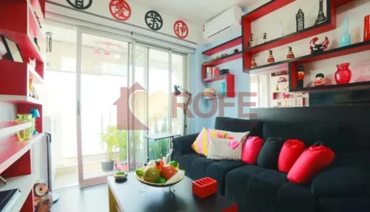 Apartamento com 1 Quarto para venda ou aluguel, 33m² no Santo Amaro, São Paulo